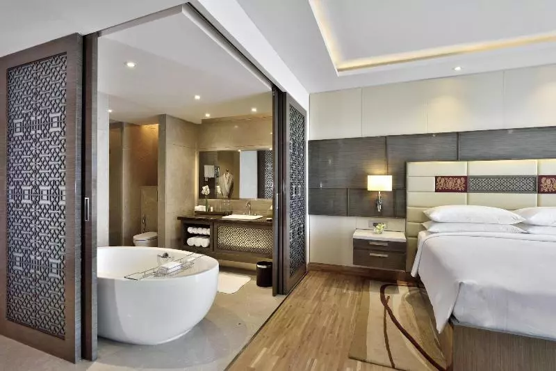 プールの見えるデラックスルーム, Jw Marriott Mumbai Sahar Airport