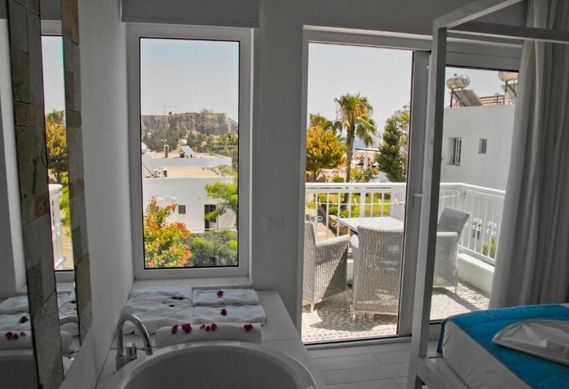 带2个卧室的套房, Lindos View