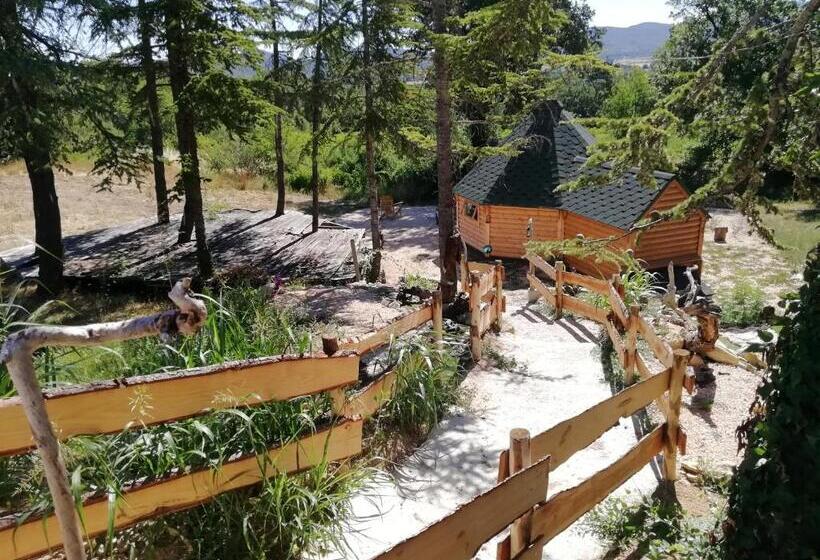 غرفة قياسية مع حمام خارجي, La Chaumière Des Elfes, énigmes Et Magie