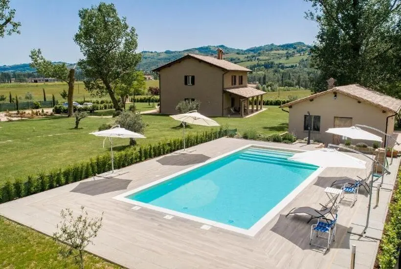 Huoneisto 1 Makuuhuone Allasnäkymä, Agriturismo Querceto
