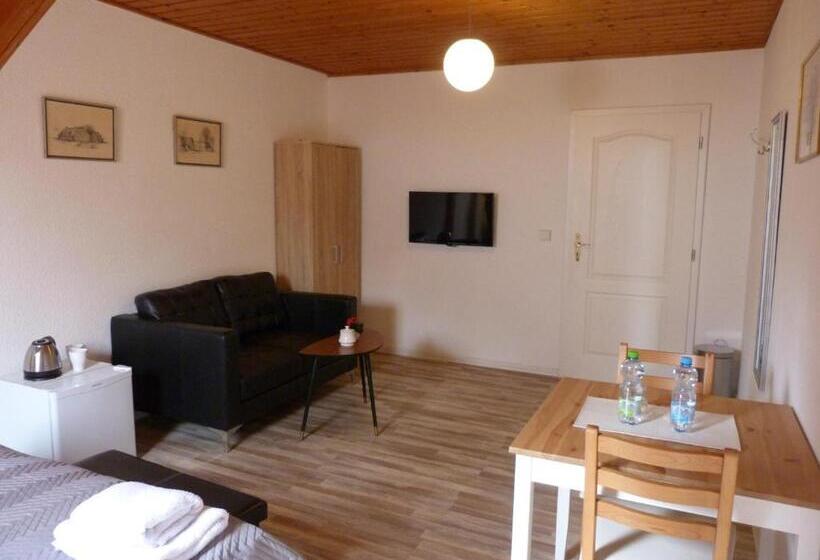 Стандартный внешний трехместный номер с ванной комнатой, Penzion Stranny