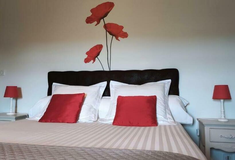 디럭스 룸 킹사이즈 침대, Au Clos Des Templiers