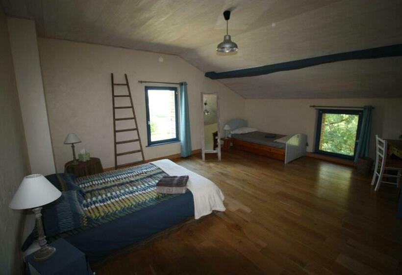 Трехместный Номер Стандарт Вид на Бассейн, Chambre D Hotes De Jacobiel