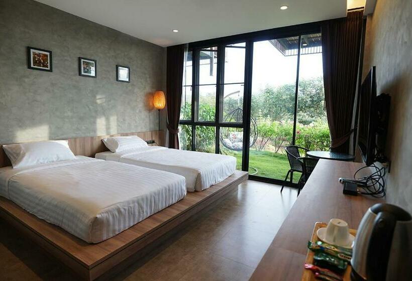 غرفة قياسية مطلّة علي الحديقة, Hug Jang Loei Garden & Resort