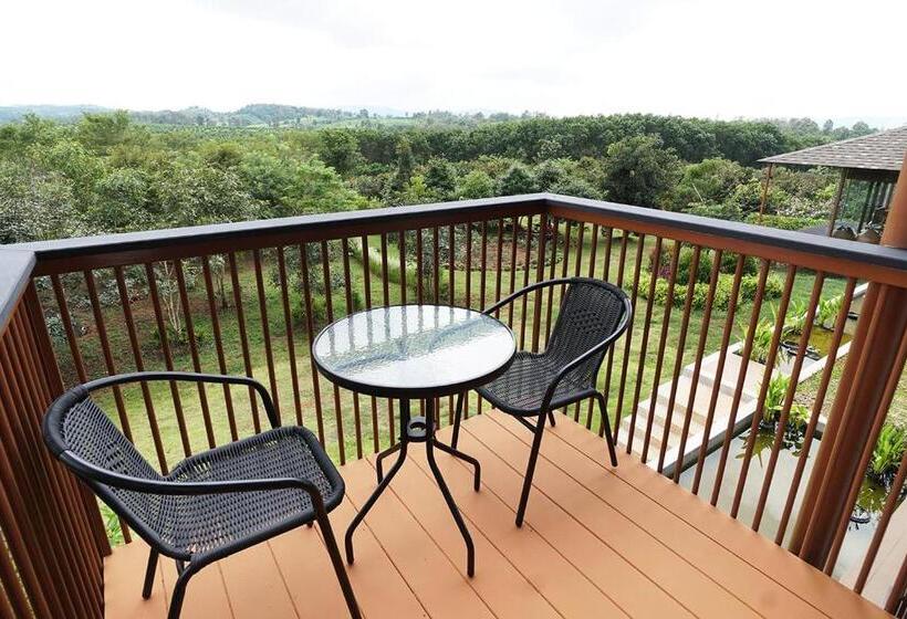 غرفة قياسية مزوَّدة بشُرفة, Hug Jang Loei Garden & Resort
