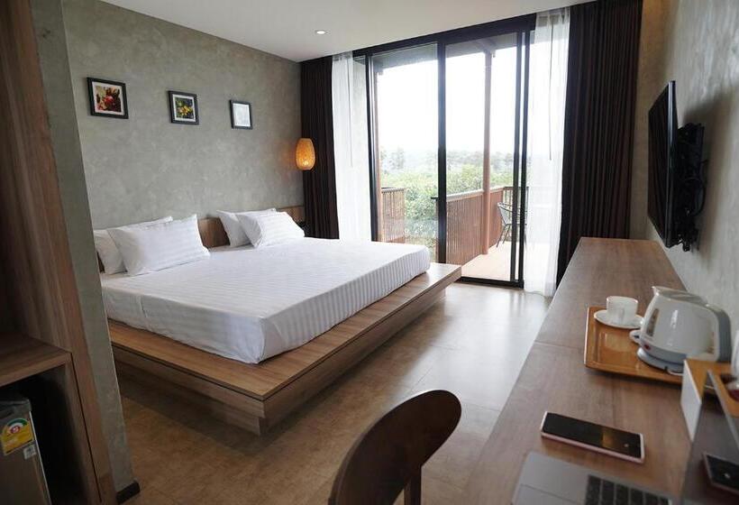 غرفة قياسية سرير كينج, Hug Jang Loei Garden & Resort