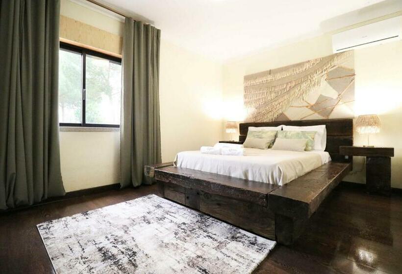 غرفة ديلوكس مزودة بشرفة, Charme Lusitano Countryside Experiences