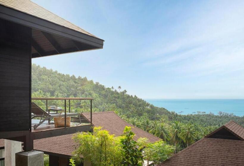 オーシャンビューの１ベッドルームビラ, The Tarna Resort, Koh Tao