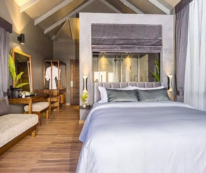 オーシャンビューの１ベッドルームビラ, The Tarna Resort, Koh Tao