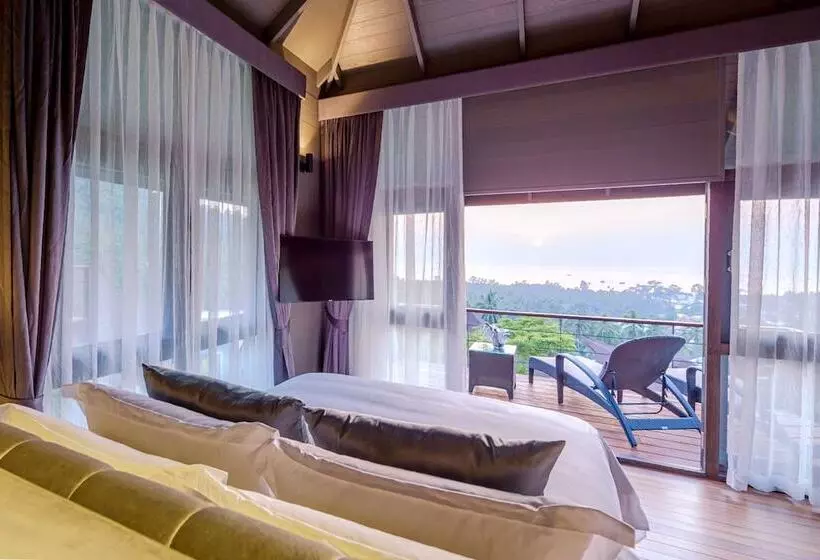 オーシャンビューの１ベッドルームビラ, The Tarna Resort, Koh Tao