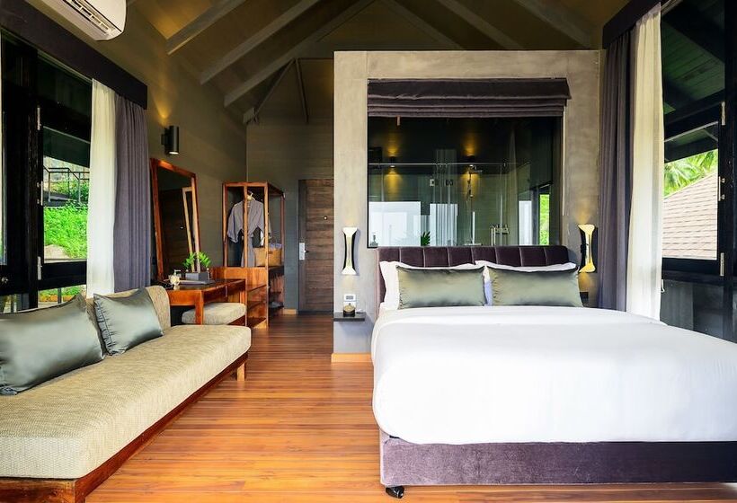 オーシャンビューの１ベッドルームビラ, The Tarna Resort, Koh Tao