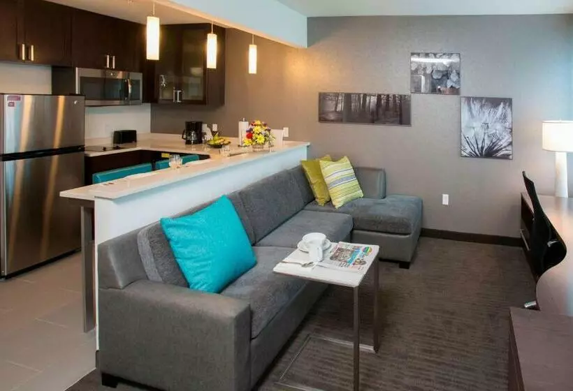 キングサイドベッドのスタンダードワンルーム, Residence Inn By Marriott The Bronx At Metro Center Atrium