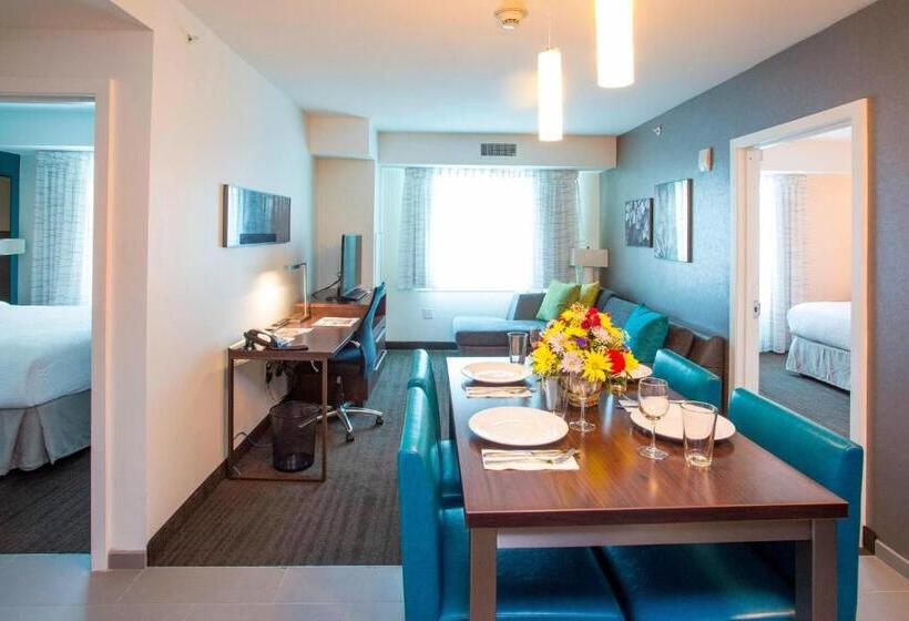 Люкс 2 Спальни, Residence Inn By Marriott The Bronx At Metro Center Atrium