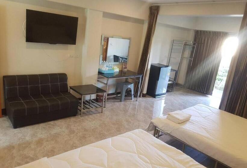 Appartement met 1 Slaapkamer en Balkon, Dd Residence Sai5 Salaya ห้องพัก ดีดี สาย5 ศาลายา