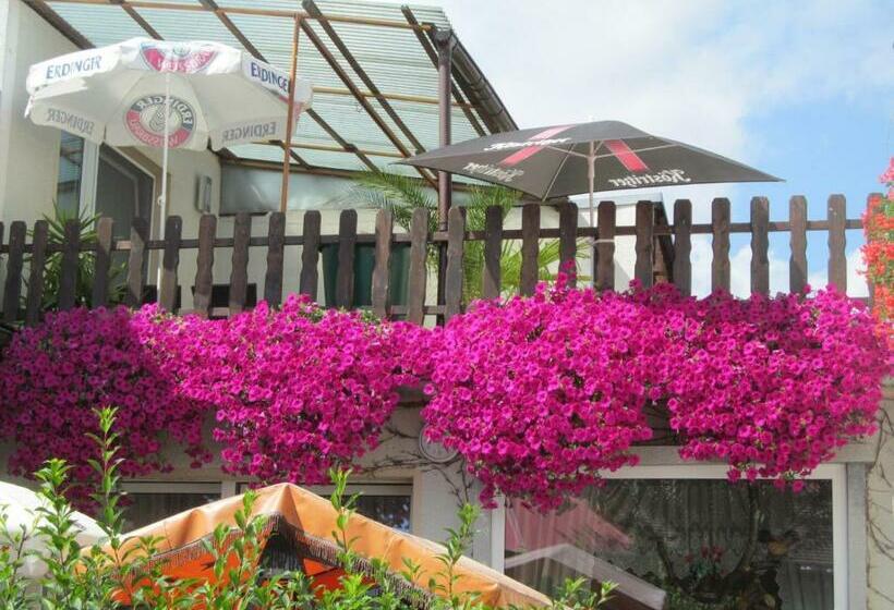 غرفة قياسية مزوَّدة بشُرفة, Gasthaus Und Pension Zum Biber