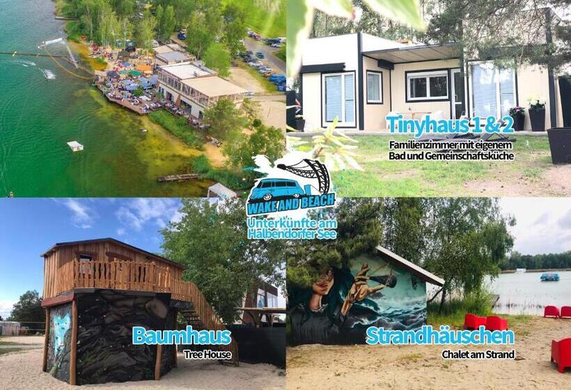 חדר משפחתי, Unterkünfte Bei Wake And Beach Am Halbendorfer See