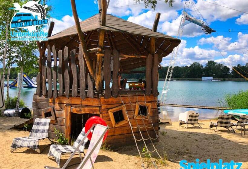 בית, חדר שינה 1, Unterkünfte Bei Wake And Beach Am Halbendorfer See