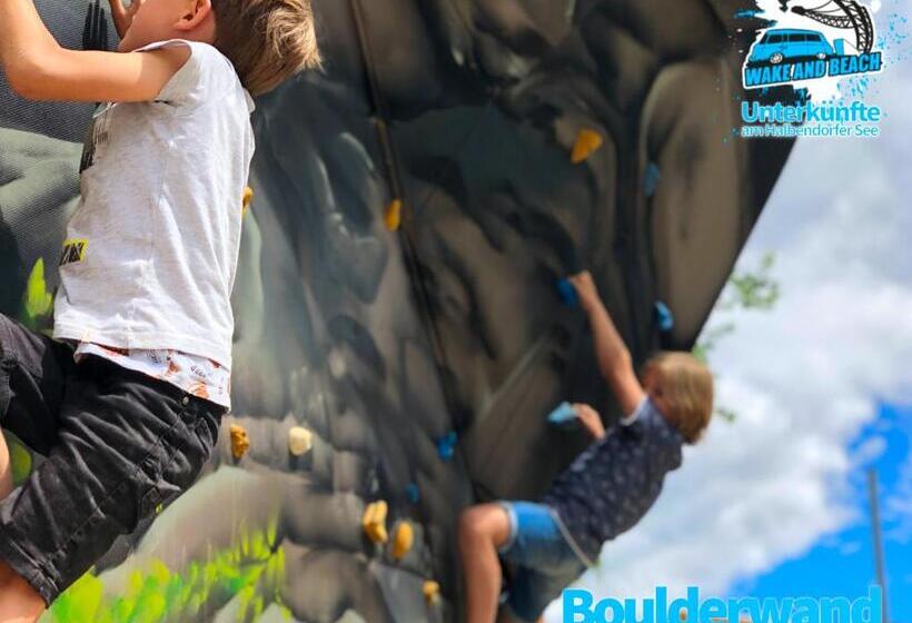 בקתת חדר, Unterkünfte Bei Wake And Beach Am Halbendorfer See