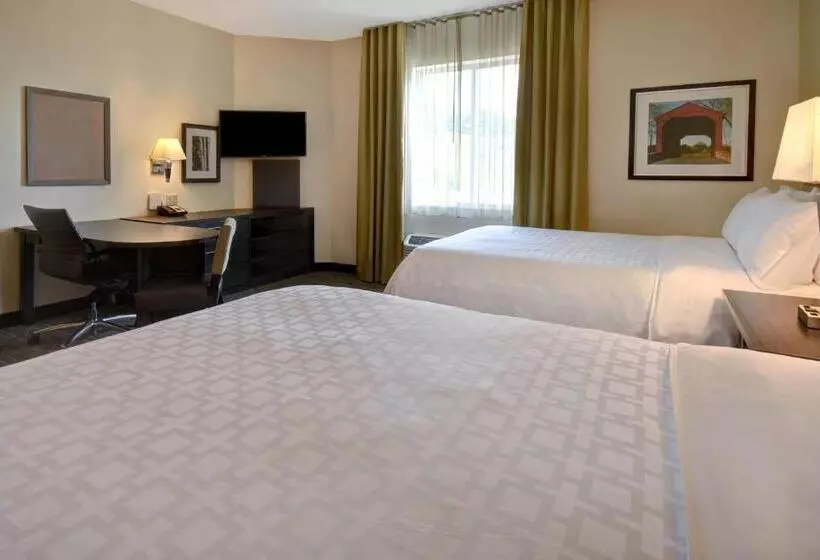 身障者適用クイーンサイズベッドルーム, Candlewood Suites Carrollton, An Ihg
