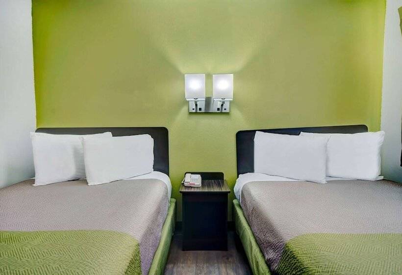 חדר סטנדרט שתי מיטות זוגיות, Motel 6 Douglas, Az