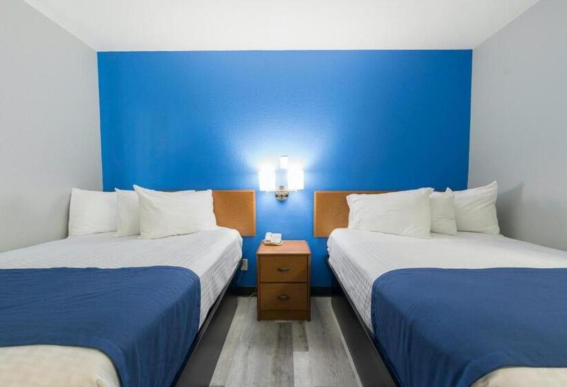 ２ダブルベッドのスタンダードルーム, Americas Best Value Inn East Peoria