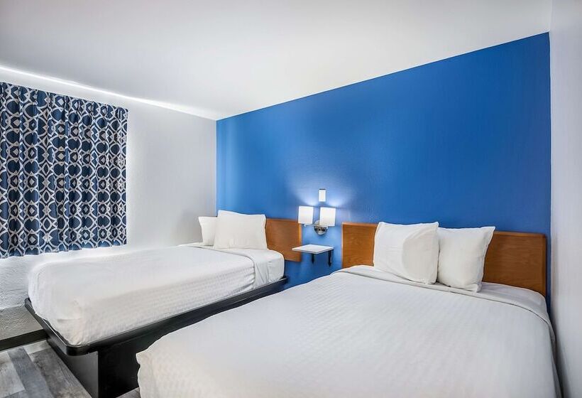 ２ダブルベッドのスタンダードルーム, Americas Best Value Inn East Peoria