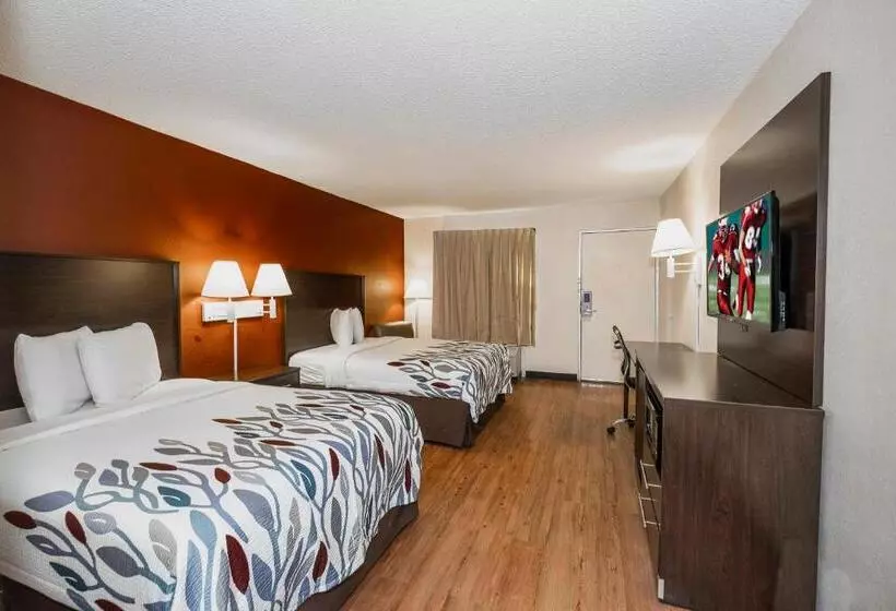 ２ダブルベッドのスタンダードルーム, Red Roof Inn Walterboro
