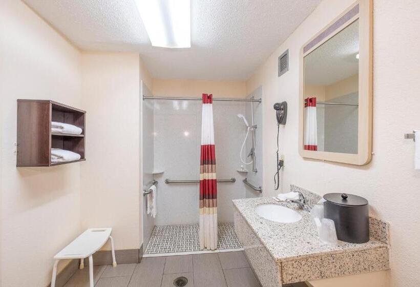 身障者適用キングサイズベッドルーム, Red Roof Inn Walterboro