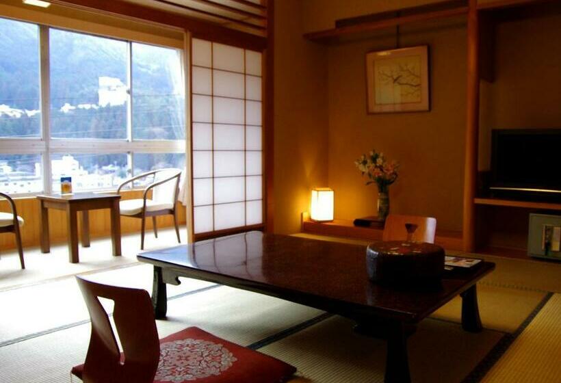 스탠다드 룸 공동 욕실, Gero Onsen Fugaku