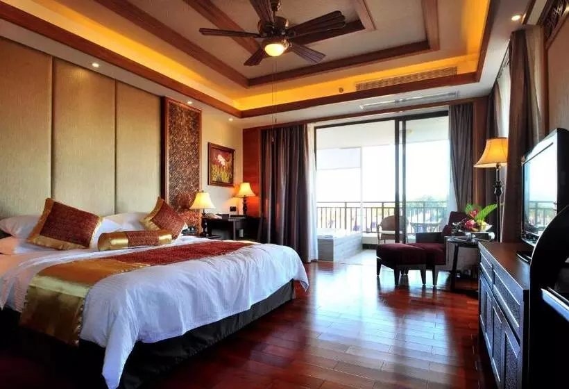 キングサイズベッドのスタンダードルーム, Zhongao Hotel Shimei Bay