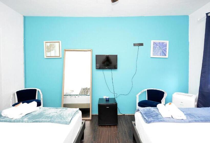 스탠다드 룸 더블 침대 2개, South Beach Rooms And Hostel
