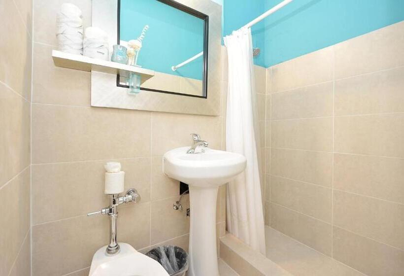 带2个双人床的标准工作室, South Beach Rooms And Hostel