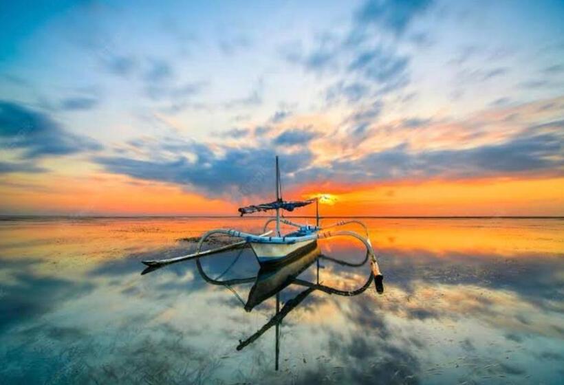 בקתה סטנדרטית עם נוף לים, Louka Beach Bali