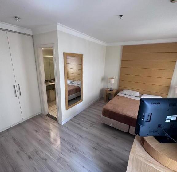 اتاق لوکس, Charmoso Flat Em Frente Ao Aeroporto De Congonhas