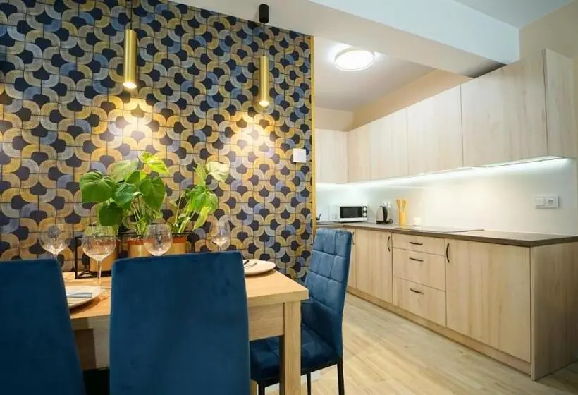 1階の1ベッドルームアパートメント, Apartamenty Everysky Słowackiego 5a B