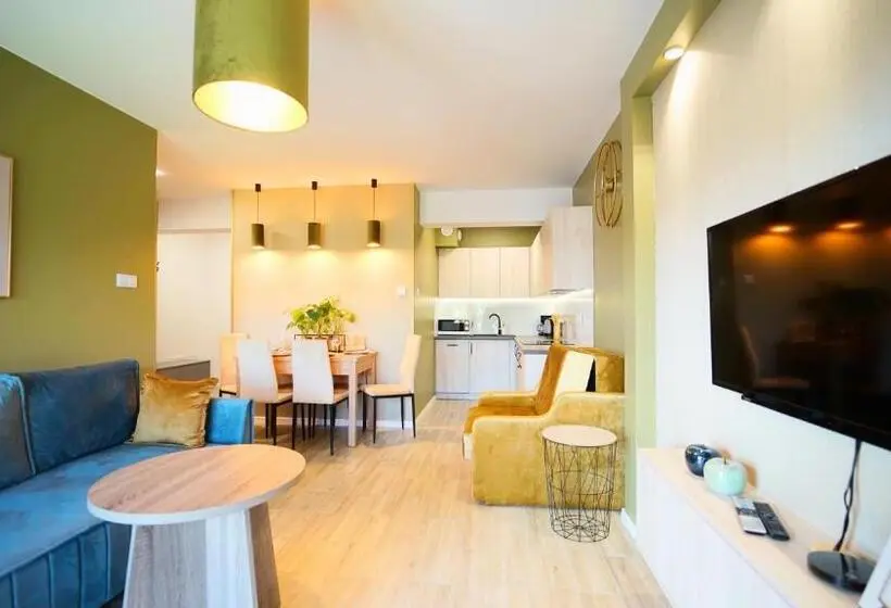 1ベッドルームのデラックスアパートメント, Apartamenty Everysky Słowackiego 5a B
