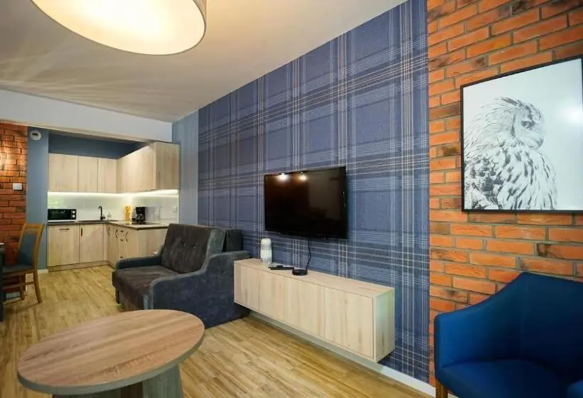 バルコニー付き1ベッドルームアパートメント, Apartamenty Everysky Słowackiego 5a B