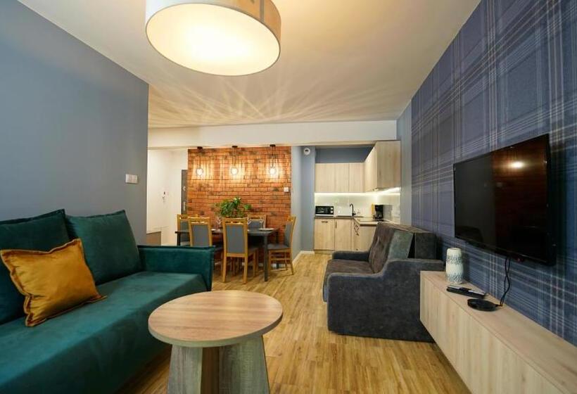 آپارتمان 1 خوابه با بالکن, Apartamenty Everysky   Słowackiego 5a B