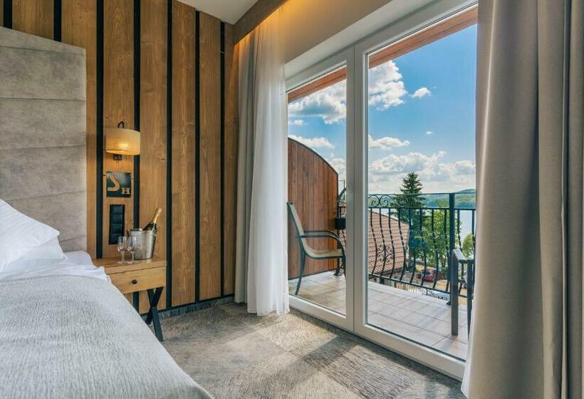 Quarto Estandar Cama King, Sztygarka Hetmańska Resort Solina