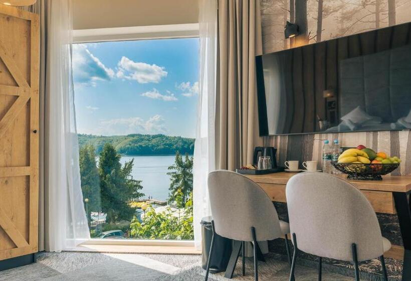 غرفة قياسية سرير كينج, Sztygarka Hetmańska Resort Solina