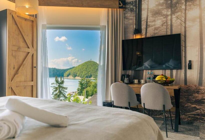 غرفة قياسية سرير كينج, Sztygarka Hetmańska Resort Solina