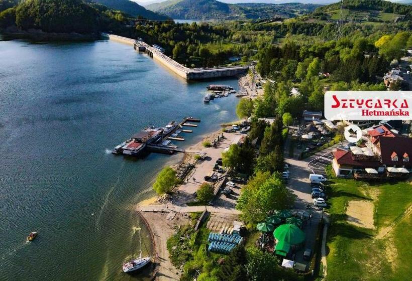 غرفة قياسية مطلّة علي البحيرة, Sztygarka Hetmańska Resort Solina