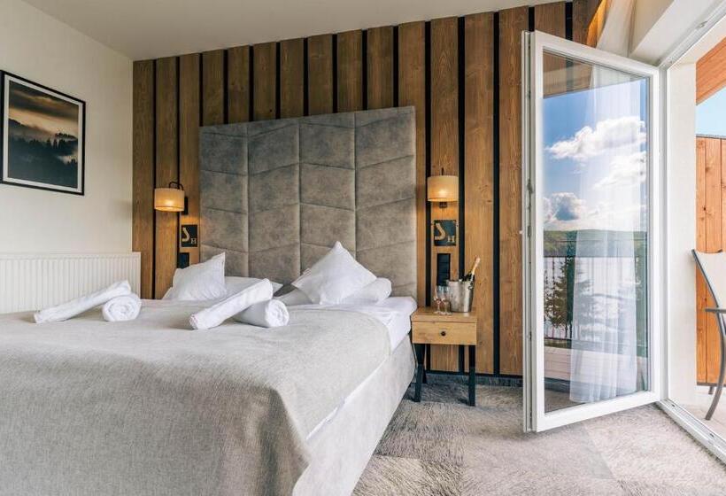 غرفة قياسية سرير كينج, Sztygarka Hetmańska Resort Solina