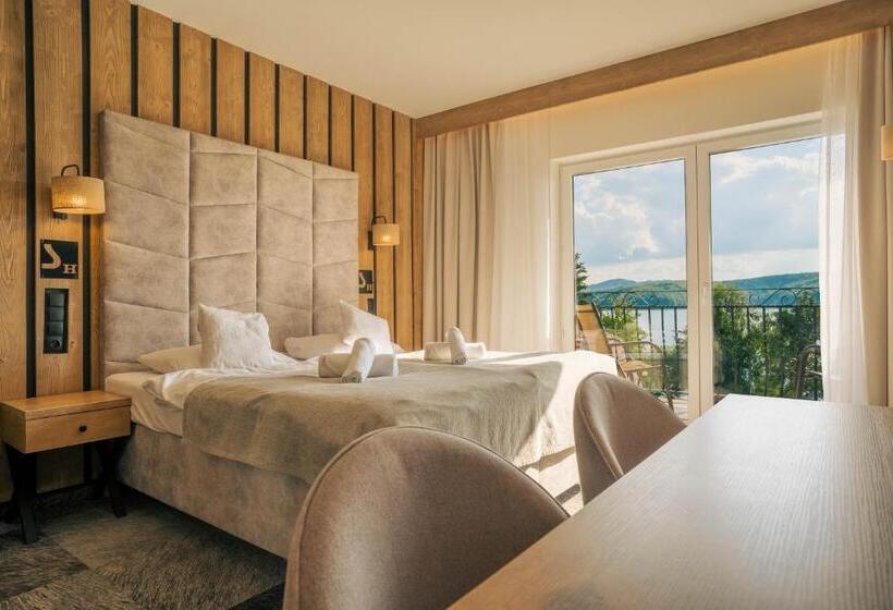 غرفة قياسية مطلّة علي البحيرة, Sztygarka Hetmańska Resort Solina