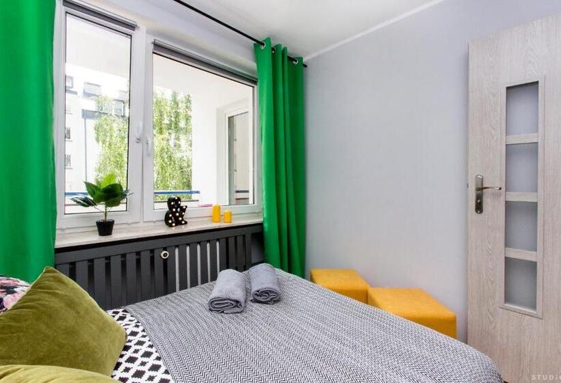 اتاق استاندارد یک تخته با سرویس بهداشتی مشترک, Clicktheflat Hoża Street Apart Rooms