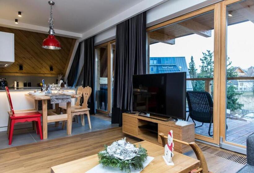 Апартаменты Deluxe 1 Спальня, Aparthotel Royal Resort Spa Zakopane