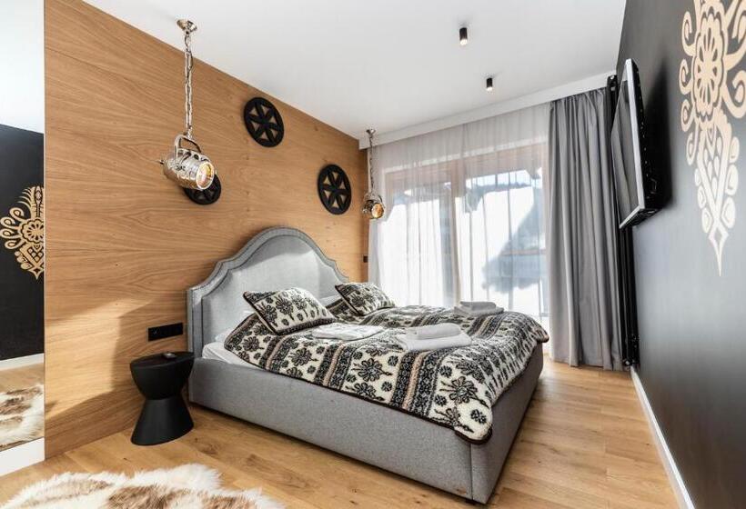 Королевские апартаменты с 1 спальней, Aparthotel Royal Resort Spa Zakopane