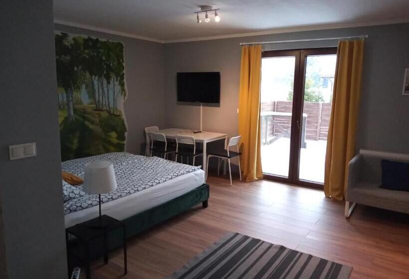 آپارتمان 1 خوابه با تراس, Mazurska Apartamenty