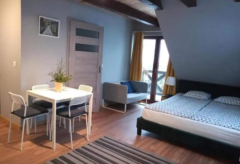 バルコニー付き1ベッドルームアパートメント, Mazurska Apartamenty