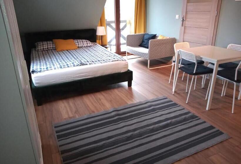 آپارتمان 1 خوابه با بالکن, Mazurska Apartamenty